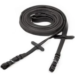 Schockemöhle Teugels Neo Line Rubber Zwart/zilver