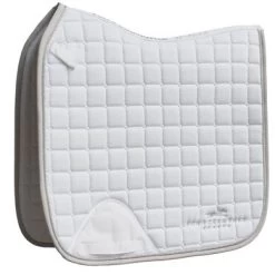 Schockemöhle Zadeldek Power Logo Dressuur Wit/Zilver Full