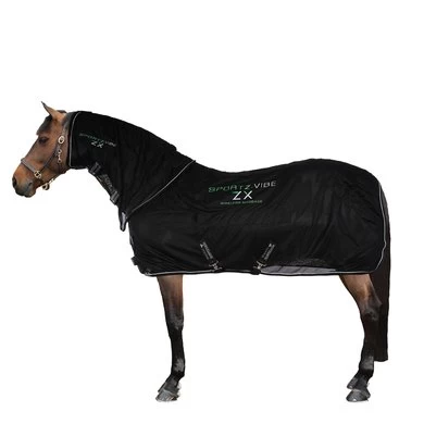 Sportz-vibe Paardendeken ZX Black Small 1 Sportz-vibe Paardendeken ZX Black Small