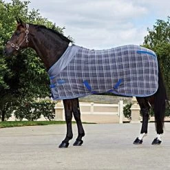 Weatherbeeta Standard Neck Fleece Cooler Grey Plaid 120/170 -Paardensport kortingswinkel 44639101.ccaf2d