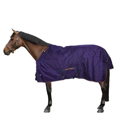 Bucas Outdoordeken Therapy Turnout 300g Navy/Orange 2 Bucas Outdoordeken Therapy Turnout 300g Navy/Orange - Afbeelding 2