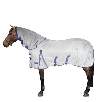 Weatherbeeta Comfitec Airflow II Combo Neck Grijs/Blauw/Grijs 1 Weatherbeeta Comfitec Airflow II Combo Neck Grijs/Blauw/Grijs