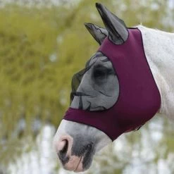 Weatherbeeta Vliegenmasker Stretch Eye Saver Met Oren Paars/Zwart -Paardensport kortingswinkel 44698257.61bb4f