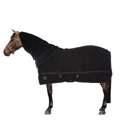 Harry's Horse Fleecedeken Met Oprolbare Hals Zwart 3 Harry's Horse Fleecedeken Met Oprolbare Hals Zwart - Afbeelding 3