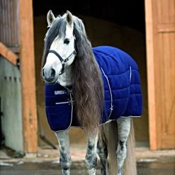 Rambo Staldeken 400g Navy White 110/160 -Paardensport kortingswinkel a1093677.15bcbd