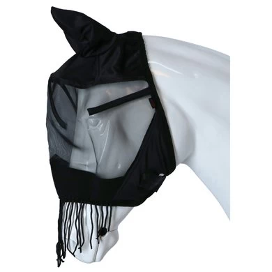 Kerbl Vliegenmasker Met Oren Zwart 3 Kerbl Vliegenmasker Met Oren Zwart - Afbeelding 3