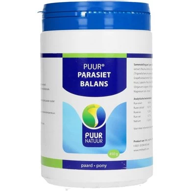 Puur Natuur Parasitus / Parasiet Balans Paard/Pony 450g 1 Puur Natuur Parasitus / Parasiet Balans Paard/Pony 450g