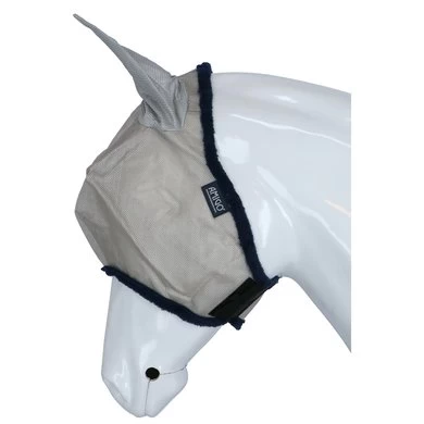 Amigo Flymask Silver/Navy 3 Amigo Flymask Silver/Navy - Afbeelding 3