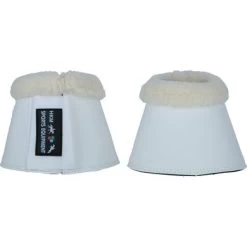 HKM Springschoenen Comfort Imitatieleder Gevoerd Wit