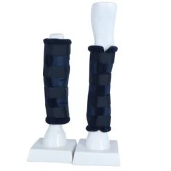 Shires Transportbeschermers Kort Fleece Onderlegd Navy -Paardensport kortingswinkel agradi 44471995 5.d95112