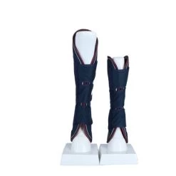 EQUITHÈME Transportbeschermers 1200D Marine Blauw/Bordeaux/Wit -Paardensport kortingswinkel agradi 44519087 4.d9814d