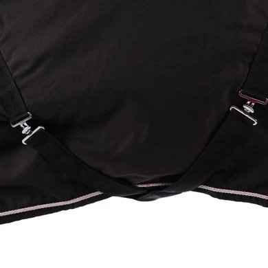 EQUITHÈME Zomerdeken Chic 0g Zwart/zilver 3 EQUITHÈME Zomerdeken Chic 0g Zwart/zilver - Afbeelding 3