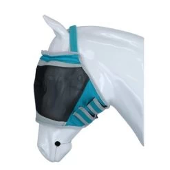 Shires Vliegenmasker Zonder Oren Fijne Maas Groenblauw -Paardensport kortingswinkel agradi 44608105 3.251e0c