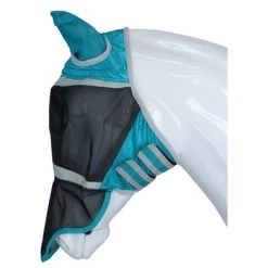 Shires Vliegenmasker Met Oren & Neus Fine Mesh Teal -Paardensport kortingswinkel agradi 44608125 3.1156c5