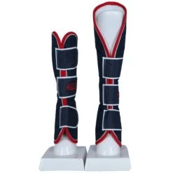 Weatherbeeta Lange Transportbeschermers Wide Tab Navy/Rood/Wit -Paardensport kortingswinkel agradi 44638000 5.f08a4d