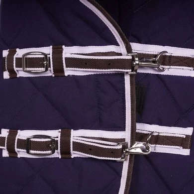 Weatherbeeta Stable Rug Comfitec 1000D Diamond Quilt Detach-A-Neck Medium 220g Blue/Charcoal/White 3 Weatherbeeta Stable Rug Comfitec 1000D Diamond Quilt Detach-A-Neck Medium 220g Blue/Charcoal/White - Afbeelding 3