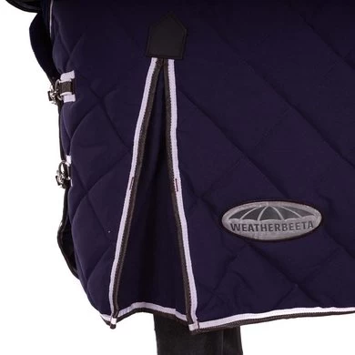 Weatherbeeta Stable Rug Comfitec 1000D Diamond Quilt Detach-A-Neck Medium 220g Blue/Charcoal/White 5 Weatherbeeta Stable Rug Comfitec 1000D Diamond Quilt Detach-A-Neck Medium 220g Blue/Charcoal/White - Afbeelding 5