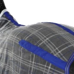 Weatherbeeta Standard Neck Fleece Cooler Grey Plaid 120/170 -Paardensport kortingswinkel agradi 44639094 5.4271e8