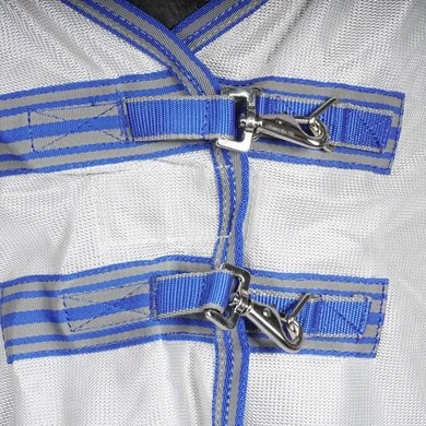 Weatherbeeta Comfitec Airflow II Combo Neck Grijs/Blauw/Grijs 3 Weatherbeeta Comfitec Airflow II Combo Neck Grijs/Blauw/Grijs - Afbeelding 3