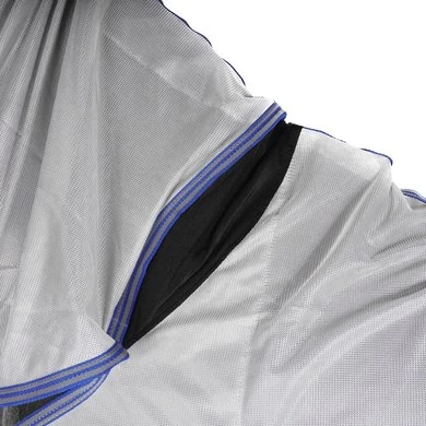 Weatherbeeta Comfitec Airflow II Combo Neck Grijs/Blauw/Grijs 6 Weatherbeeta Comfitec Airflow II Combo Neck Grijs/Blauw/Grijs - Afbeelding 6