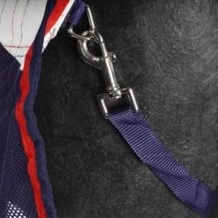 Weatherbeeta Breeze With Surcingle III Combo Neck Wit/Navy/Rood 140/190 -Paardensport kortingswinkel agradi 44697965 5.54c7c6