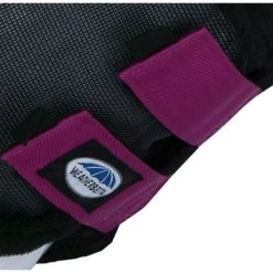 Weatherbeeta Vliegenmasker Comfitec Durable Mesh Zwart/Paars -Paardensport kortingswinkel agradi 44698134 4.32673c