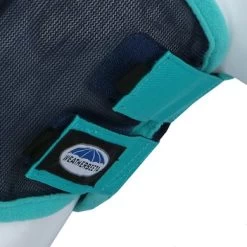 Weatherbeeta Vliegenmasker Comfitec Fine Mesh Met Oren Navy/Turquoise -Paardensport kortingswinkel agradi 446981653 4.548f96 1