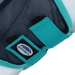 Weatherbeeta Vliegenmasker Comfitec Fine Mesh Navy/Turquoise -Paardensport kortingswinkel agradi 44698176 4.1bdf18