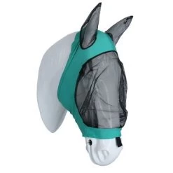Weatherbeeta Vliegenmasker Stretch Eye Saver Met Oren Turquoise/Zwart