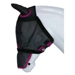 Weatherbeeta Vliegenmasker Comfitec Durable Mesh Met Oren & Neus Zwart/Paars -Paardensport kortingswinkel agradi 44699129 3.d4319b