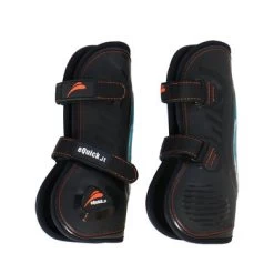 EQuick Peesbeschermers EShock Front Velcro Zwart Full
