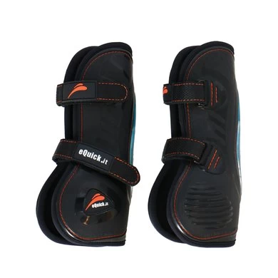 EQuick Peesbeschermers EShock Front Velcro Zwart Full 1 EQuick Peesbeschermers EShock Front Velcro Zwart Full