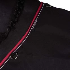 EQUITHÈME Outdoordeken Tyrex 1200D 50g Zwart/Framboos -Paardensport kortingswinkel agradi 44734280 2.511817