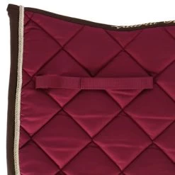 Lauria Garrelli Zadeldekje Golden Gate Bit Dressuur Donkerrood -Paardensport kortingswinkel agradi 44737583 3.5b4132