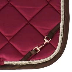 Lauria Garrelli Zadeldekje Golden Gate Bit Dressuur Donkerrood -Paardensport kortingswinkel agradi 44737583 5.88f906