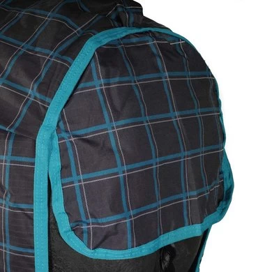 Amigo Pony Plus 50g ZwartCheck Teal/Zilver 10 Amigo Pony Plus 50g ZwartCheck Teal/Zilver - Afbeelding 10