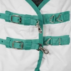 Weatherbeeta Regendeken Standard Neck Lite Plus 900d Light Grey/Bottle Green -Paardensport kortingswinkel agradi 44803717 2.c8dc30