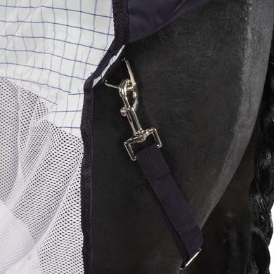 Weatherbeeta Deken Kool Coat Airstream With Hidden Surcingle III Combo Neck Wit/Navy 7 Weatherbeeta Deken Kool Coat Airstream With Hidden Surcingle III Combo Neck Wit/Navy - Afbeelding 7