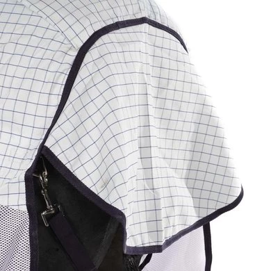 Weatherbeeta Deken Kool Coat Airstream With Hidden Surcingle III Combo Neck Wit/Navy 8 Weatherbeeta Deken Kool Coat Airstream With Hidden Surcingle III Combo Neck Wit/Navy - Afbeelding 8