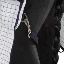 Weatherbeeta Deken Kool Coat Classic With Surcingles III Combo Neck Wit/Navy -Paardensport kortingswinkel agradi 44804024 6.dab103