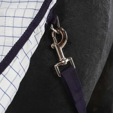 Weatherbeeta Deken Kool Coat Classic With Surcingles III Standard Neck Wit/Navy 7 Weatherbeeta Deken Kool Coat Classic With Surcingles III Standard Neck Wit/Navy - Afbeelding 7