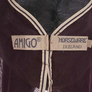 Amigo Net Cooler Met Kruissingels Fig/Navy/Tan 3 Amigo Net Cooler Met Kruissingels Fig/Navy/Tan - Afbeelding 3