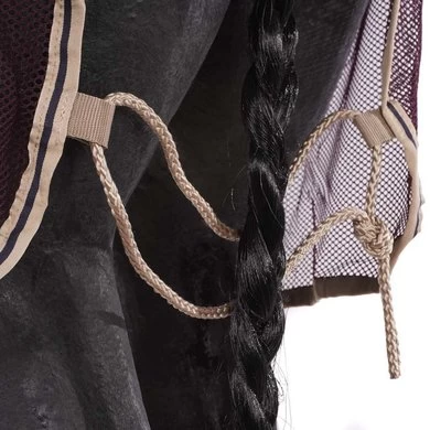 Amigo Net Cooler Met Kruissingels Fig/Navy/Tan 6 Amigo Net Cooler Met Kruissingels Fig/Navy/Tan - Afbeelding 6