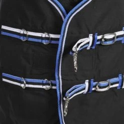 EQUITHÈME Zomerdeken Brillante Zwart/Blauw 11 EQUITHÈME Zomerdeken Brillante Zwart/Blauw -Paardensport kortingswinkel agradi 44818266 2.5cbd0b