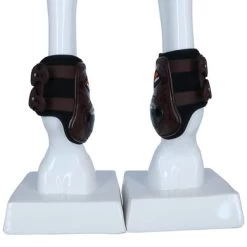 EQuick Strijklappen EShock Rear Legend Bruin Full -Paardensport kortingswinkel agradi 44823230 3.5ebad0
