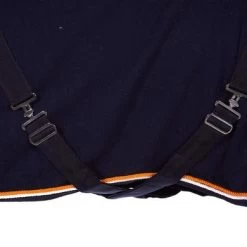 HB Showtime Showdeken Blue Moon 400gr Navy/Oranje -Paardensport kortingswinkel agradi 44843326 4.d08799
