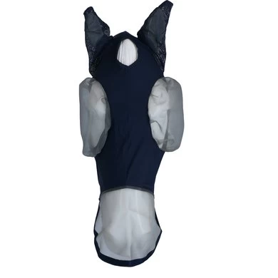 LeMieux Vliegenmasker Bug Relief Met Oren & Neus Navy 2 LeMieux Vliegenmasker Bug Relief Met Oren & Neus Navy - Afbeelding 2