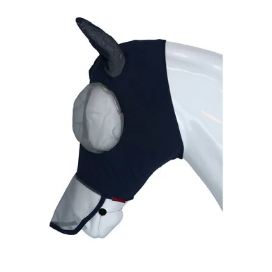 LeMieux Vliegenmasker Bug Relief Met Oren & Neus Navy 3 LeMieux Vliegenmasker Bug Relief Met Oren & Neus Navy - Afbeelding 3