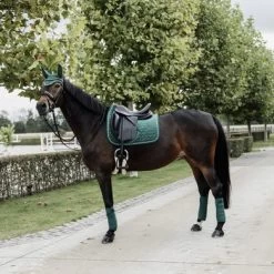 Kentucky Horsewear Kentucky Zadeldekje Velvet Pearls Dressuur Pine Green Full -Paardensport kortingswinkel agradi 44850087 7.4a7d56