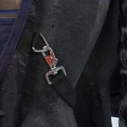 HKM High Neck Deken Columbus Karo 1200D Met Fleece Navy/Bruin Geruit -Paardensport kortingswinkel agradi 44870899 7.57692e